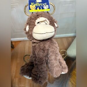 Brown Plush Monkey Toy